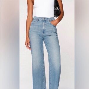 DL1961 HEPBURN WIDE-LEG HIGH-RISE ANKLE JEANS